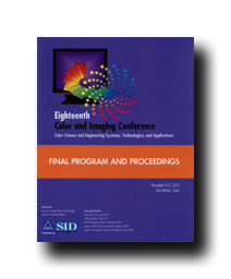 Eighteenth Color and Imaging Conference