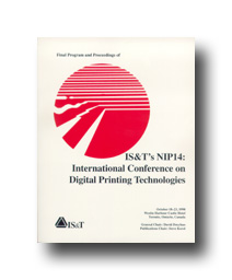 NIP14: Int'l Conf. on Digital Printing Technologies
