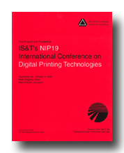 NIP19: Int'l Conf. on Digital Printing Technologies