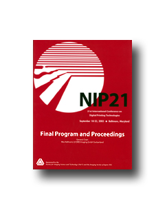 NIP21: Int'l Conf. on Digital Printing Technologies