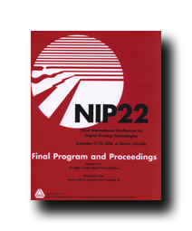 NIP22: Int'l Conf. on Digital Printing Technologies