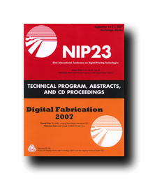 NIP23: Int'l Conf. on Digital Printing Technologies (CD)