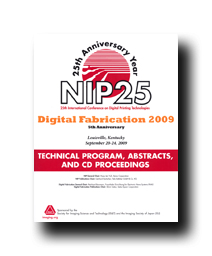 NIP25: Int'l Conf. on Digital Printing Technologies (CD)