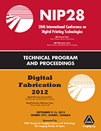 NIP28: Int'l Conf. on Digital Printing Technologies