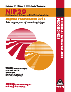 NIP29: Int'l Conf. on Digital Printing Technologies